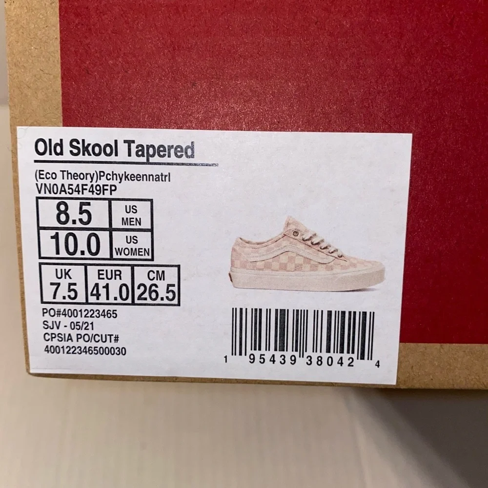 Vans Old Skool Checkerboard Lace Up Sneaker Women’s Size 10 NWT